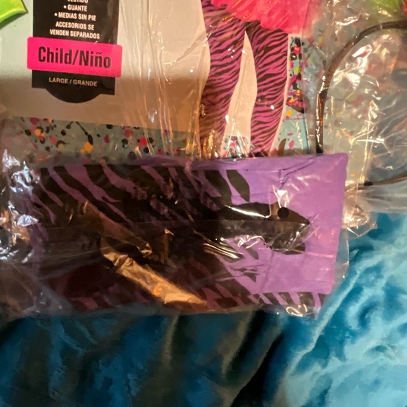 5 pc Neon Costume Totally Awesome accessories no Dress only accessories NEW - Picture 3 of 15